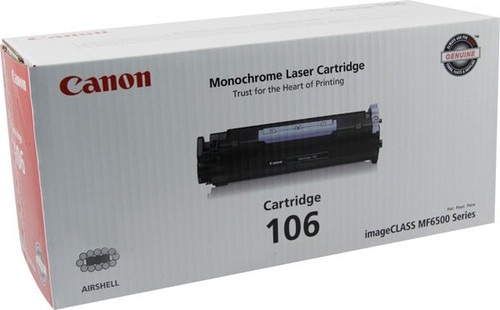 Original Canon 106 0264B001AA Black Laser Toner Cartridge