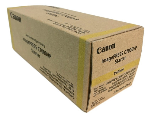 Original Canon Ipq-2 0443B001AA Yellow Toner Starter Developer