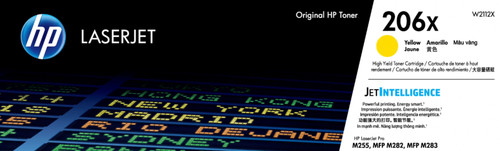 W2112X | HP 206X | Original HP LaserJet High-Yield Toner Cartridge - Yellow