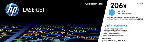 W2111X | HP 206X | Original HP LaserJet High-Yield Toner Cartridge - Cyan