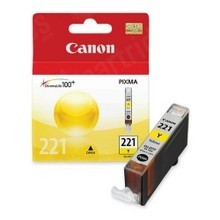 Original Canon CLI221 2949B001 Yellow Inkjet Cartridge
