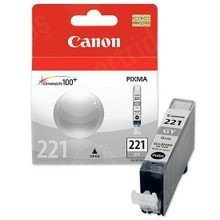 Original Canon CLI221 2950B001 Gray Inkjet Cartridge