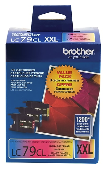 Original Brother LC-79 Ink Cartridges Pack Of 3 Super High-Yield