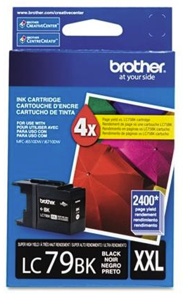 Original Brother LC-79 Black Super High-Yield Ink Cartridge