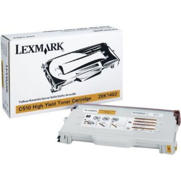 Original Lexmark 20K1402 High-Yield Laser Toner Cartridge  Yellow