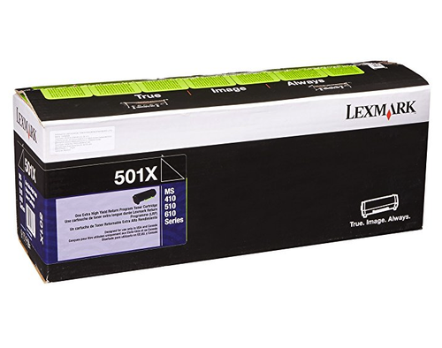 Original Lexmark 50F1X00 501X Ms410 Black Return Program Extra High-Yield Unison Toner Cartridge