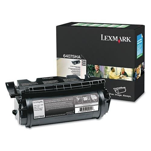 Original Lexmark LEX64075HA Black Extra High-Yield Toner Cartridge