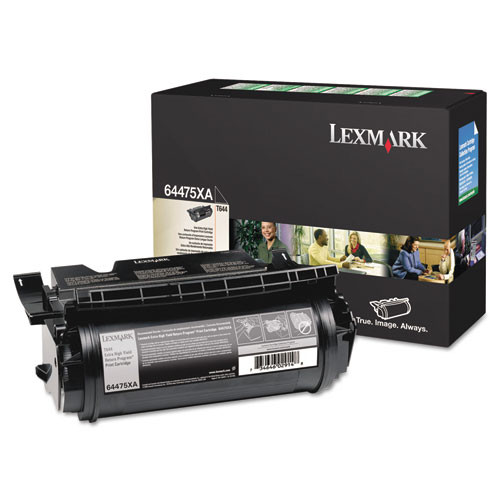 Original Lexmark 64475XA T644 Black Extra High-Yield Return Program Toner Cartridge Taa