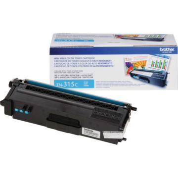 Original Brother TN-315C Cyan High-Yield Laser Toner Cartridge