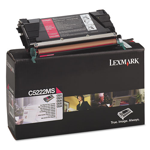 Original Lexmark C5222MS C522/24 Magenta Toner Cartridge