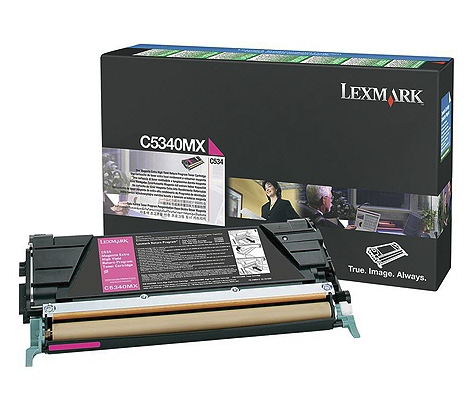 Original Lexmark C5340MX C534 Return Program Magenta Extra High-Yield Toner Cartridge