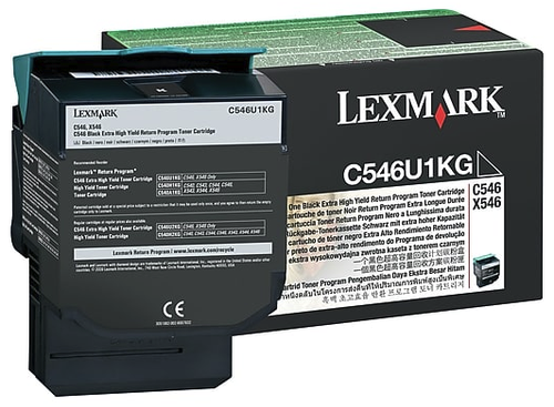 Original Lexmark C546U1KG C546/X546 Return Program Black Extra High Yield Toner Cartridge