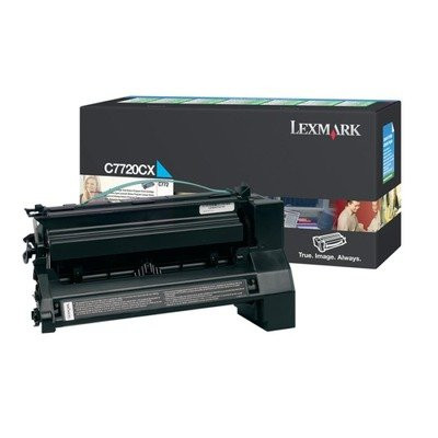 Original Lexmark C7720CX Cyan Extra High-Yield Toner Cartridge