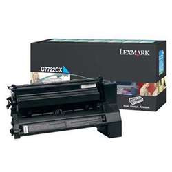 Original Lexmark C7722CX C772 Cyan Extra High Yield Toner Cartridge