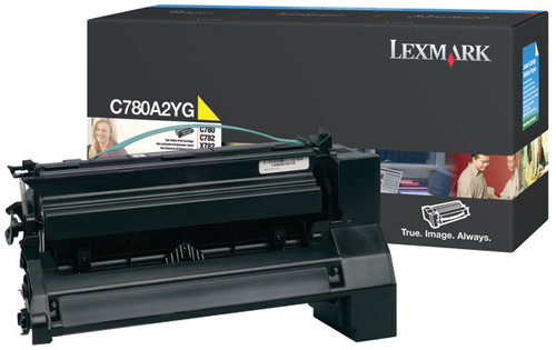 Original Lexmark C780A2YG  C780/C782 Yellow Toner