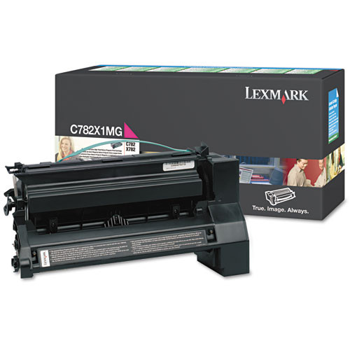 Original Lexmark C782X1MG C782n Magenta Extra High-Yield Toner Cartridge