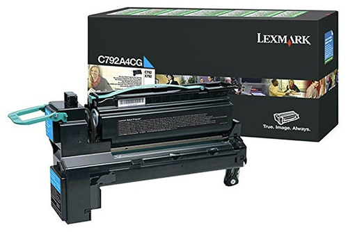 Original Lexmark C792A4CG C792/X792 Cyan Return Program Toner Cartridge Taa