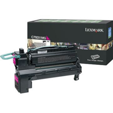 Original Lexmark C792 Return Program Extra High-Yield Laser Toner Cartridge  Magenta