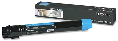 Original Lexmark 950 C950X2CG Cyan Extra-High-Yield Laser Toner Cartridge