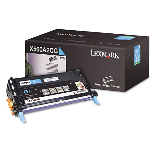 Original Lexmark X560A2CG X560 Cyan Toner Cartridge