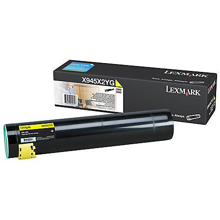 Original Lexmark X945X2YG X940 Yellow Extra High Yield Toner Cartridge Taa