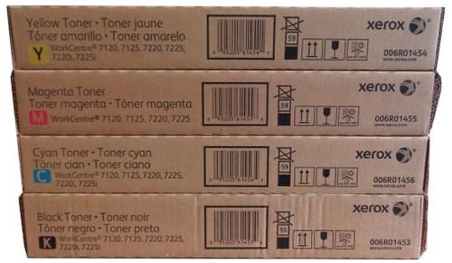 Xerox 7120 SET | 006R01453 006R01454 006R01455 006R01456 | Original Xerox Toner Cartridges  – Black, Color
