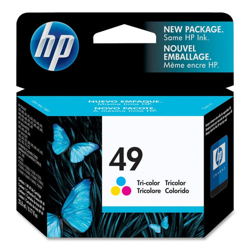 Original HP 49 Tri-Color Inkjet Cartridge