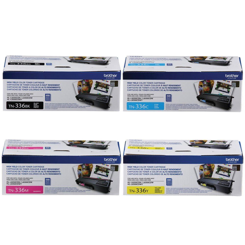 TN-336 Set | Original Brother Toner Cartridges – Black, Colors