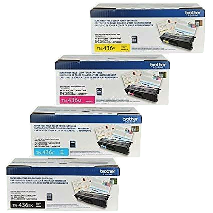 TN-436 Set | Original Brother Toner Cartridges – Black, Colors