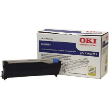 Original OKI 43460201 Image Drum for C3400  Yellow