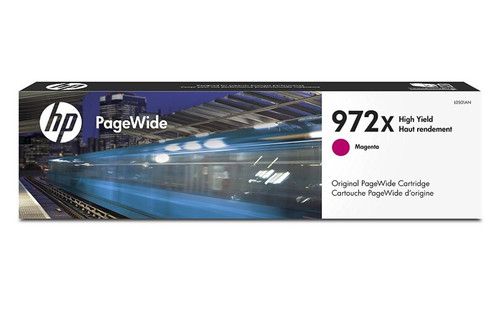 Original HP 972X PageWide Magenta High-Yield Ink Cartridge L0S01AN