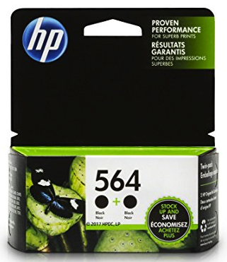 Original HP C2P51FN#140 #564 Black Ink 2PK