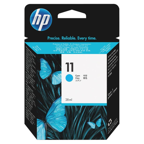 Original HP 11 Cyan Inkjet Cartridge