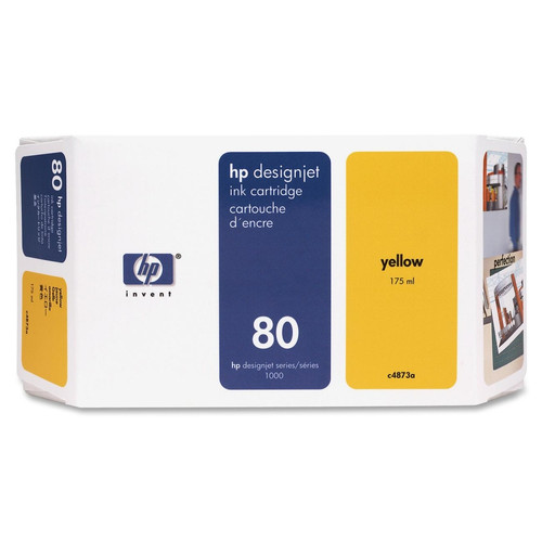 Original HP 80 350-ml Yellow Inkjet Cartridge