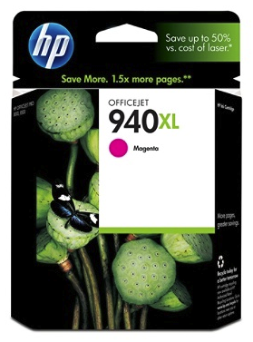 Original HP C4908AN#140 OJ 940XL Magenta Ink