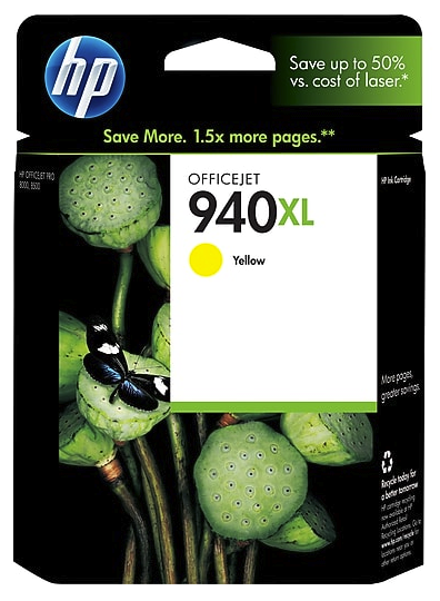 Original HP C4909AN#140 OJ 940XL Yellow Ink