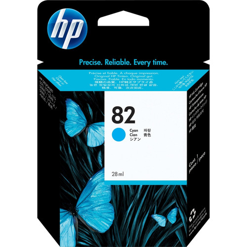 Original HP 82 Cyan Inkjet Cartridge