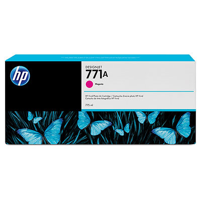 Original HP 771A B6Y17A Magenta Ink Cartridge