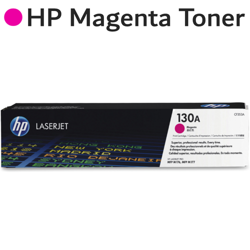 Original HP Magenta CF353A 130A LaserJet Toner Cartridge