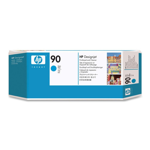 Original HP C5055A HP90 Printhead with Cleaner Cyan