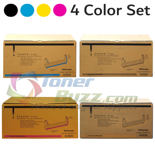 Original Xerox Phaser 2135 Black Cyan Magenta Yellow Drum Cartridge 4-Pack 016-1921-00 016-1922-00 016-1923-00 016-1924-00