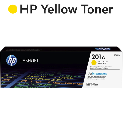 Original HP Yellow 201A CF402A LaserJet Toner Cartridge