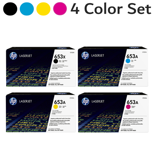 653X CF320X CF321A CF322A CF323A Original HP LaserJet Toner Cartridge High Yield Black Cyan Magenta Yellow Combo Pack