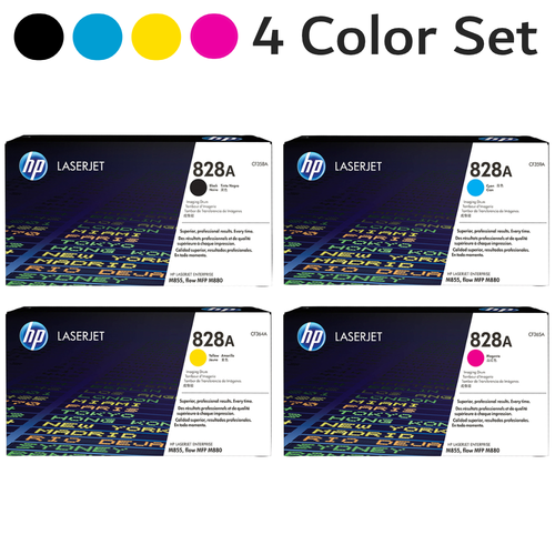 828A CF358A CF359A CF364A CF365A Original HP LaserJet Drum Cartridge Black Cyan Magenta Yellow Combo Pack test