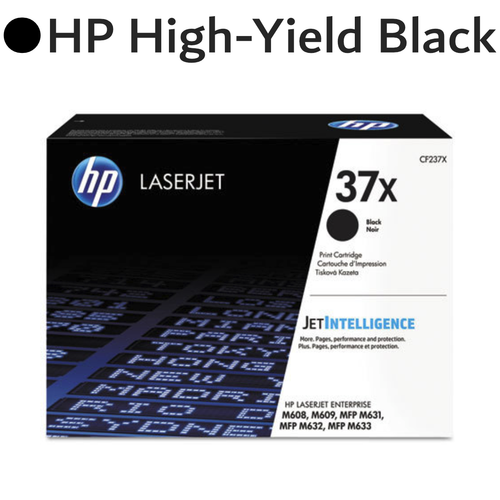 Original HP CF237X 37X Black High-Yield Toner Cartridge