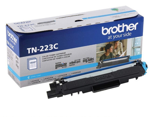 Original Brother TN223C Standard Yield Cyan Toner Cartridge