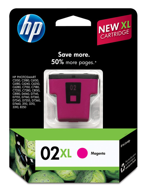 Original HP C8731WN 140 02XL Magenta Ink Cartridge
