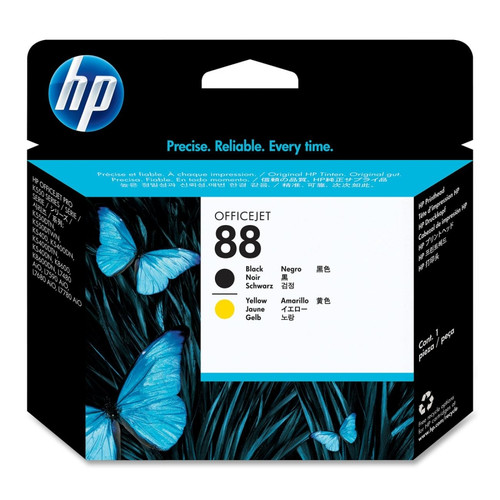 Original HP 88 Black Yellow Printhead Cartridge