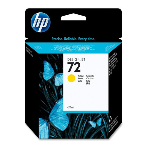 Original HP C9400A HP72 Inkjet Cartridge Yellow