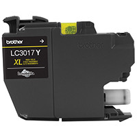 Brother Genuine LC3017Y High Yield Yellow Ink Cartridge (550PG YLD))